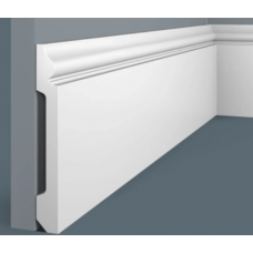 Плинтус под покраску из экополимера Cosca PX006